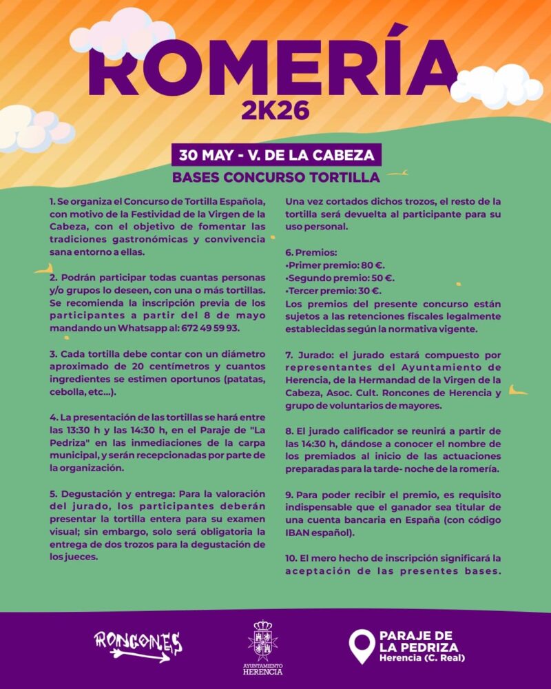 Herencia anima a participar en sus romerías con calderos y tortillas 4