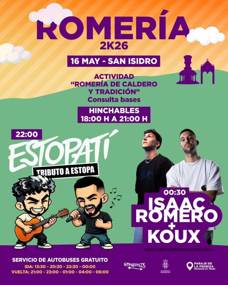 Herencia presenta las romerías de San Isidro y la Virgen de la Cabeza 2026 2