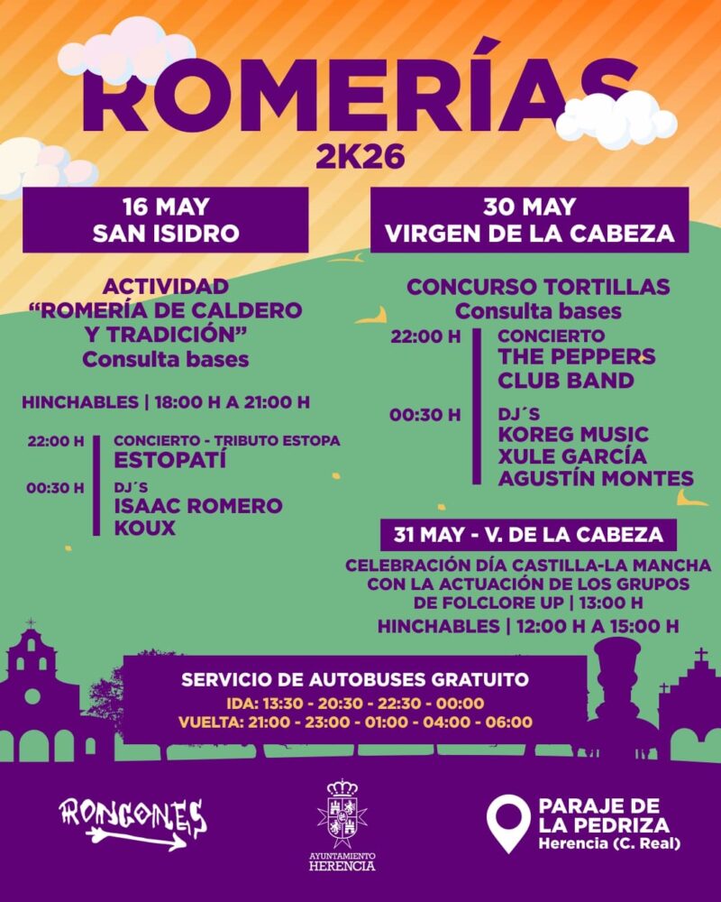 Herencia presenta las romerías de San Isidro y la Virgen de la Cabeza 2026 3