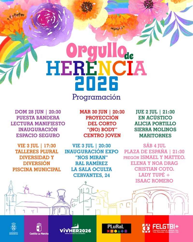 Herencia presenta un Orgullo 2026 con más actos y apoyo regional 2