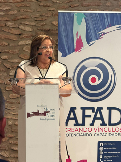Encarnación Medina Destaca el Liderazgo Inclusivo de AFAD y Confirma el Apoyo Continuo de la Diputación a sus Iniciativas Sociales