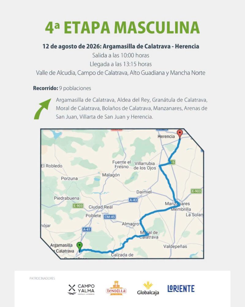La II Vuelta Ciclista Castilla-La Mancha Leader llegará a Herencia con más de 230 corredores y coincidirá con el eclipse solar 1